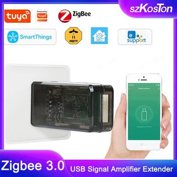 Tuya ZigBee 3,0 Ретранслятор Сигнала USB Усилитель Сигнала Удлинитель для eWeLink Home Assistant ZigBee2MQTT Tasmota SmartThings