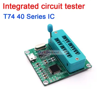 USB Integrated Circuit Tester Checker IC Logic Checker Цифровой тестер микросхем 74 Модуль обнаружения счетчика серии 40 с программным обеспечением