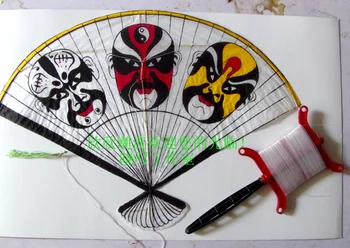 воздушный змей vlieger flying fan традиционные китайские воздушные змеи Воздушные змеи Пекинской Оперы для детей флюгер детские игрушки воздушные змеи с одной линией