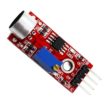 Датчик микрофона AVR PIC Высокочувствительный модуль обнаружения звука для Arduino
