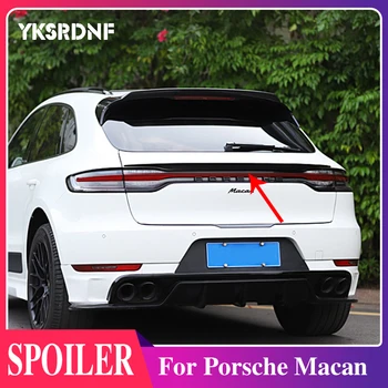 Для Porsche Macan Gts Автомобильный спойлер Macan Turbo Декоративные детали заднего фонаря из настоящего углеродного волокна 2018-2020