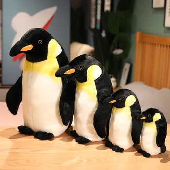 Имитационная кукла-пингвин 17-45 см, плюшевая игрушка, мягкое животное, кукла-пингвин, детская утешительная кукла, подарки на день рождения