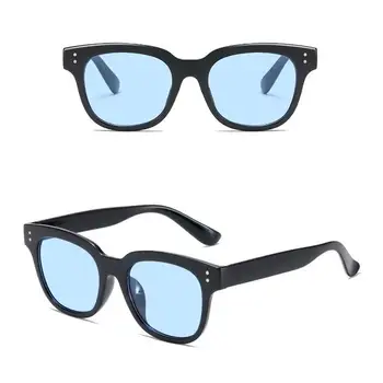 Квадратные солнцезащитные очки ярких цветов, Женские солнцезащитные очки, Мужские оттенки, Корейские солнцезащитные очки UV400