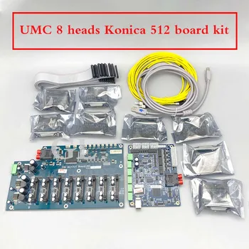 Комплектная плата UMC Konica 512 основная плата 8 печатающих головок для набора струйных принтеров allwin conversion kit основная плата V1.4 для УФ/Эко