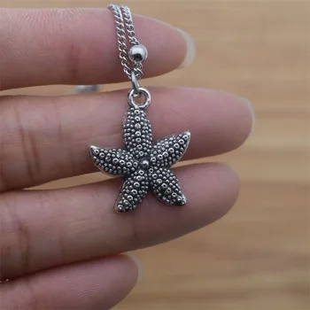 Милое океанское животное Морская звезда Кулон Ожерелье Свадебная вечеринка Ювелирные изделия для женщин подарок
