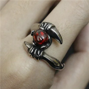 Прямая поставка, Размер 7-13, крутое кольцо в виде когтя Скорпиона из нержавеющей стали 316L, мужское кольцо для вечеринки в стиле бойз-бэнд, байкерское кольцо