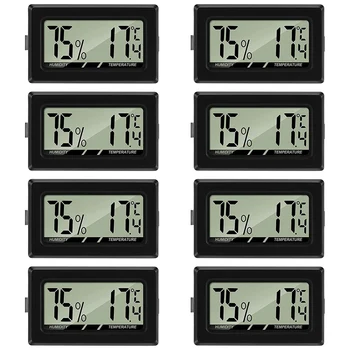 Термометр-Гигрометр Мини ЖК-Цифровой Термогигрометр для Помещений, Измеритель Влажности для Офиса, Детской Комнаты, Гостиной