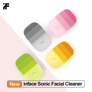 Ультразвуковой прибор для чистки лица InFace для глубокой очистки лица, водостойкий уход за кожей лица для домашнего ежедневного использования в подарок