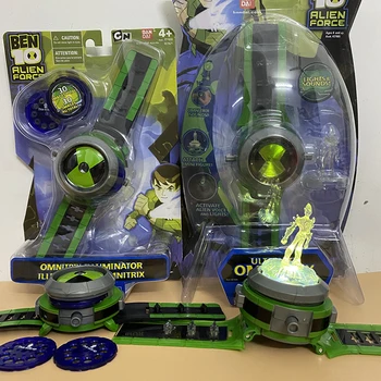 Часы Ben10 Omnitrix, игрушка, Часы в японском стиле, Часы-проектор, Оригинальный подарок для детей, Крутая кукла