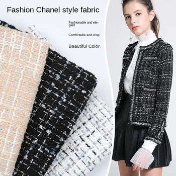 Шерстяная ткань Xiaoxiangfeng, осенне-зимняя модная куртка, юбка, тканевый фон для фото, багаж, поделки для шитья, оптовая продажа материалов